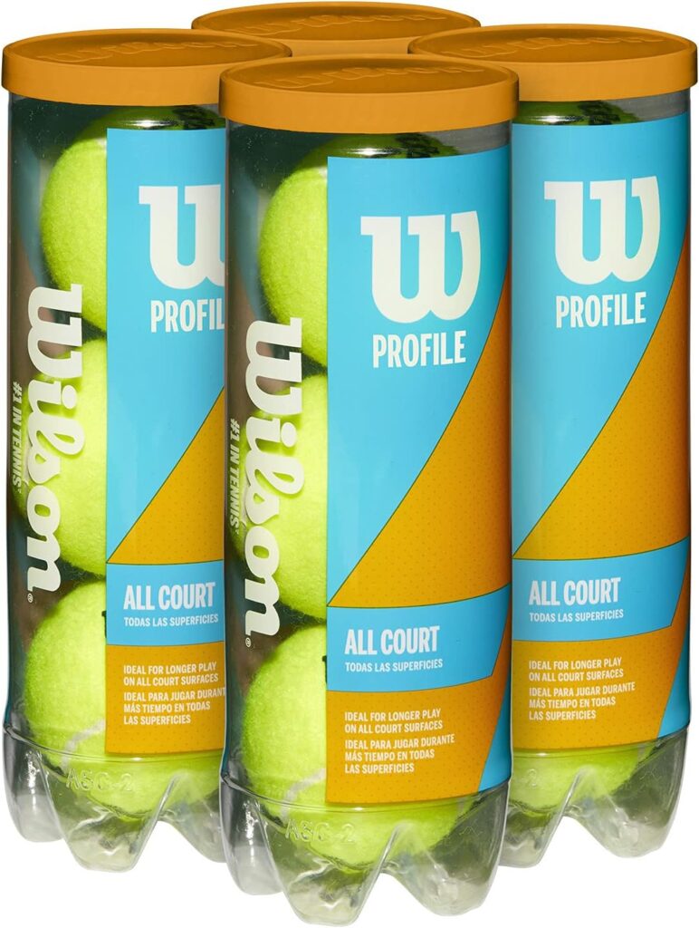 
WILSON Prime All Court Tennis Balls in 4 cans